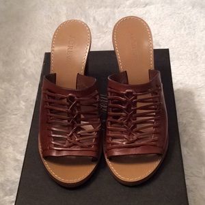 J.Crew Marlow huarache mules